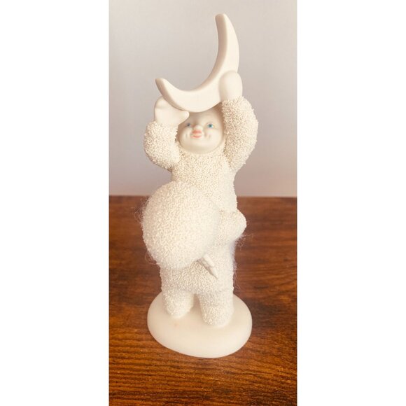 Department 56 Snowbabies Angels "Reach For The Moon" Figurine 6 Inch High - Picture 6 of 11